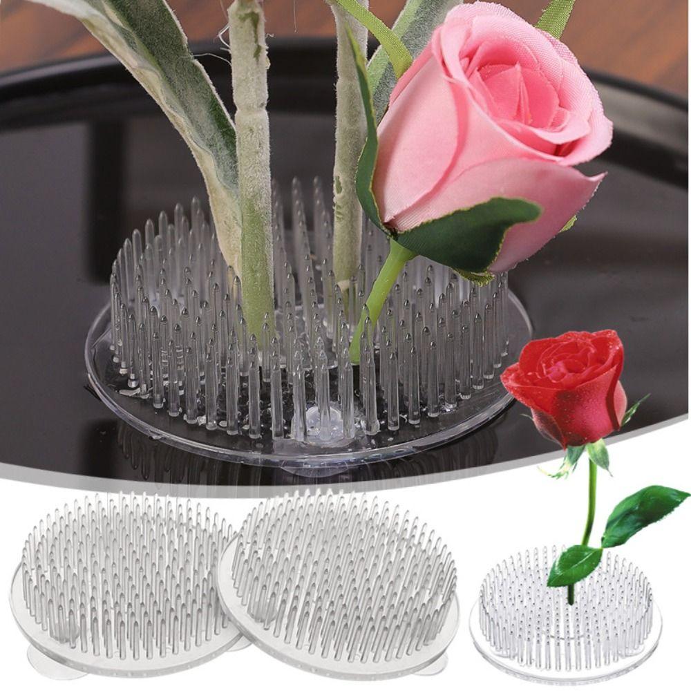 1/3Pcs Waterproof Ikebana Stem Holder Circular Flower Fixing Bracket  for Vases Floral Design