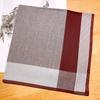3Pcs 43x43cm Square 100% Cotton Sweat-absorbing Striped Men Pocket Wedding Party Business Chest Towel Handkerchiefs