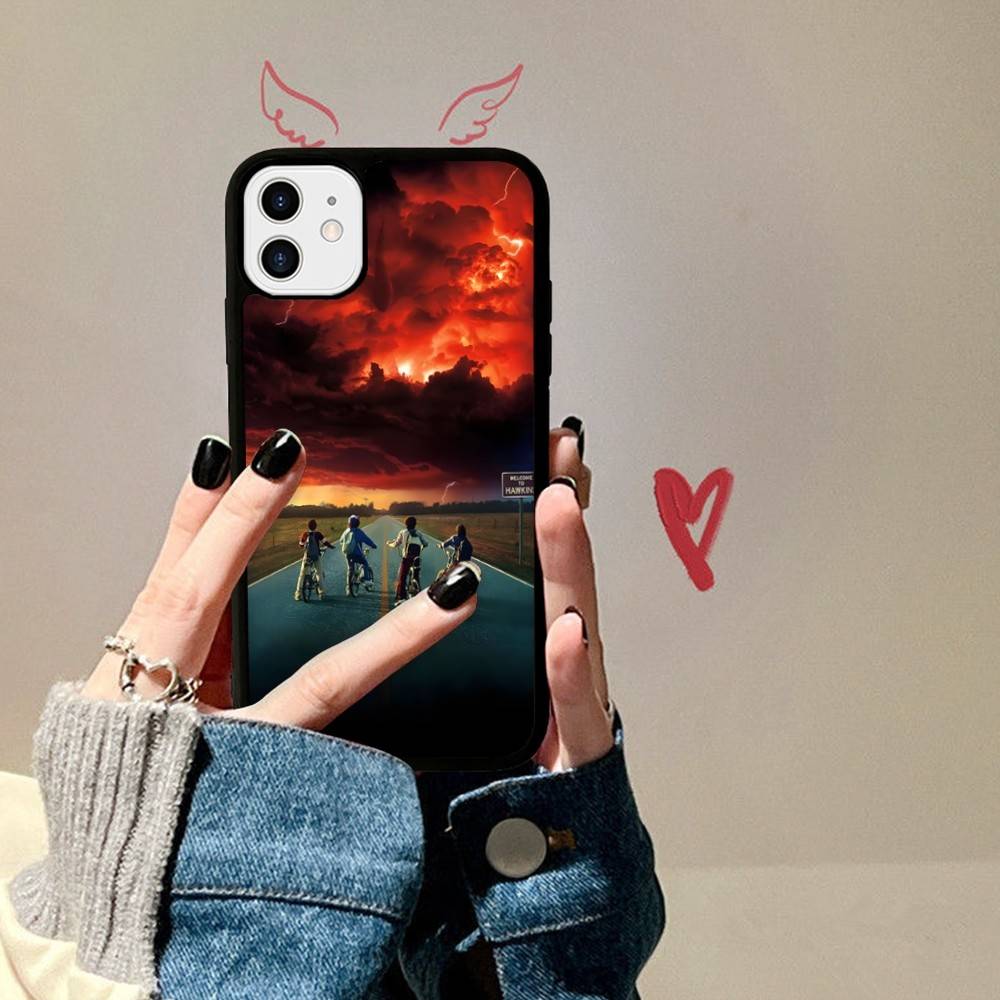 Hot S-Stranger T-Things Phone Case For IPhone 17 16 Pro Max Air 13 12 Mini 14 15 Plus 11 PC+TPU Back Cover