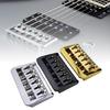 6 String Guitar Bridge Upgrade 10.5mm Adjustable Spacing Metal Construction Enhanced Sound Output Stability for Repair