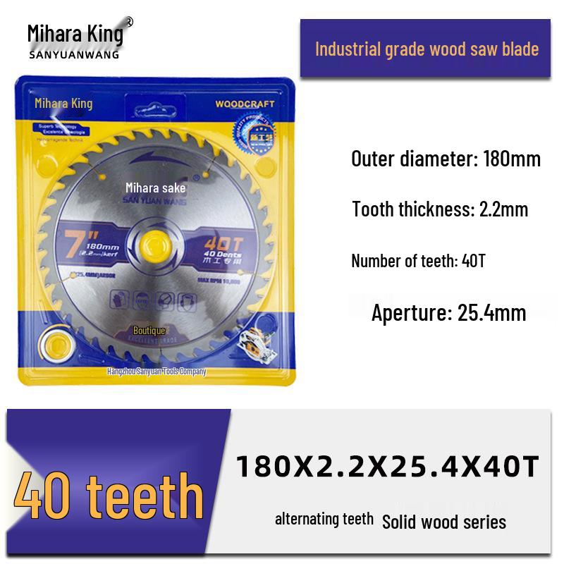 Woodworking Angle Grinder Saw Blade - Alloy Cutting Disc for Wood, Sizes 4/5/7/9 inch