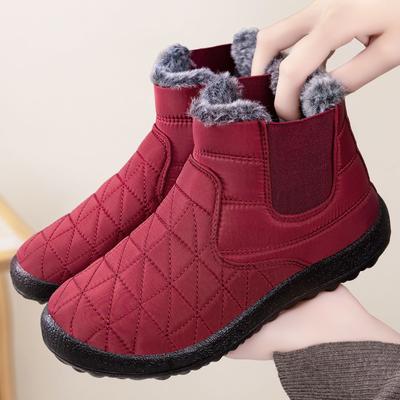 Cotton Shoes Women's Polyurethane High-top Boots Thermal Women's Boots Piled Thickened Snow Boots Comfortable Cotton Boots