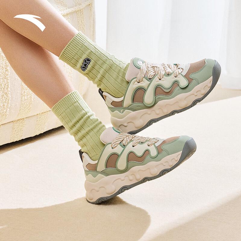 Anta Naitang Women's Thick-Sole Low-Top Casual Sneakers