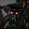 Demon Eyes Bicycle Tail Light Programmable IP65 Waterproof USB Rechargeable MTB Road Mountain Bike Night Riding Warning Rear Lamp