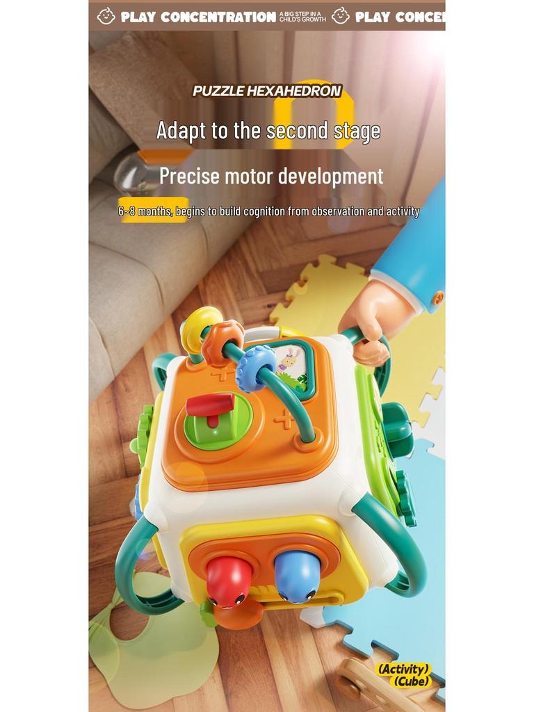 Magic Hex Cube: Early Education Toy for Infants and Toddlers – Intellectual Grasp Training, Enlightenment, and Busy Activity Ball