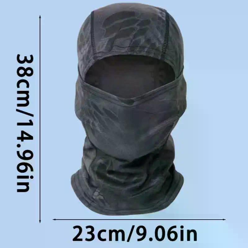 Cycling Hunting Hat Balaclava Scarf Full Face Mask Cover For Outdoor Riding Mask Sun Protection Quick Dry Mesh Mask