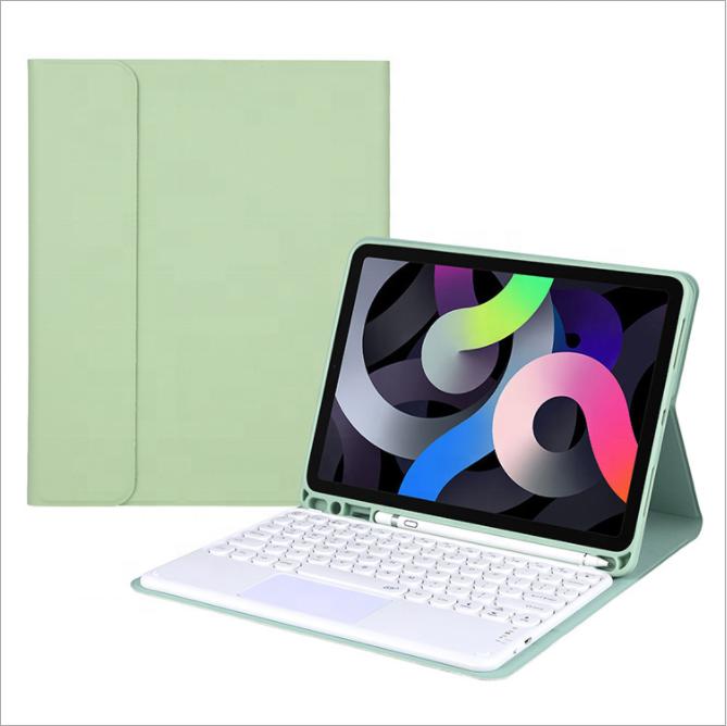 Smart Bluetooth Wireless Touchpad Keyboard Cover with Pencil Holder for ipad Tablet PC 7.9 9.7 10.2 10.4 10.5 10.9 Inch Pro 11