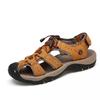 Large Size Sandals Summer New Men's Hollow Breathable Cool Slippers Outdoor Bag Head Beach Shoes 47