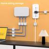 Magnetic Cable Organizer: Nail-Free Self-Adhesive Clip and Tie Holder