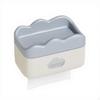 Toilet Paper Holder, WallMounted, Waterproof Tissue Box, Large Capacity, Cream Color, Modern