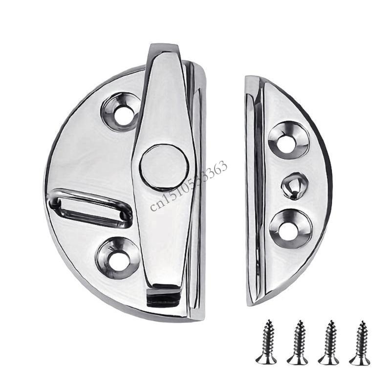 

090E Stainless Steel Boat Cabinet Door Latches Rotatable Lock 180 Degree Rotating Knob Suitable for Marine and Household Use China Mainland