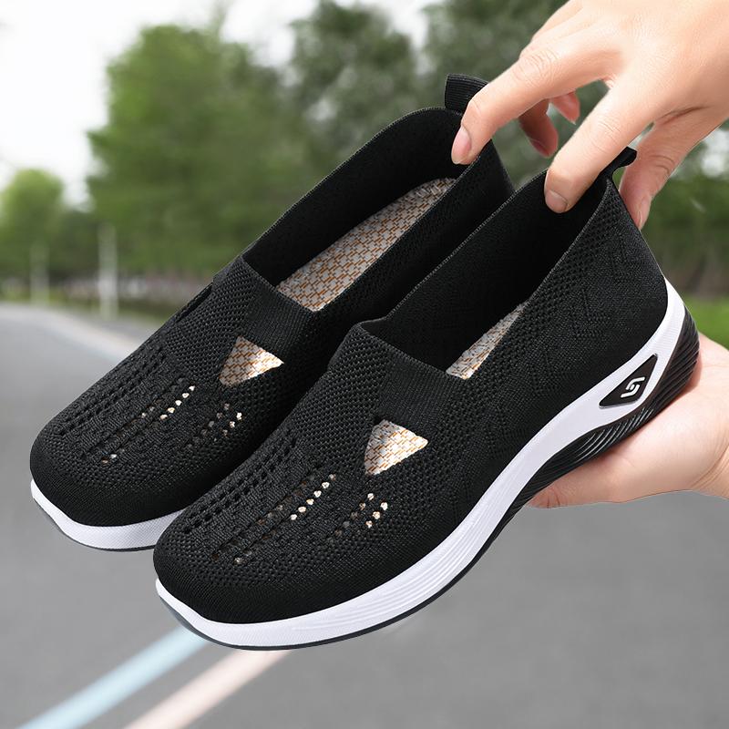 Fashion New Popular Women's Shoes Summer Casual Sneakers Breathable Mesh Chunky Sole Affordable Women's Vulcanize Shoes Zapatos Mujer