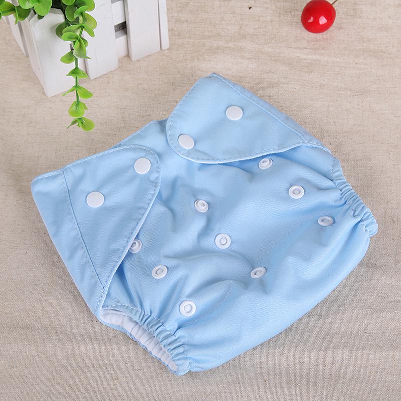 1PC Adjustable Reusable Lot Baby Kids Boys Girls Washable Cloth Diaper Nappies Baby Solid Diaper Cover