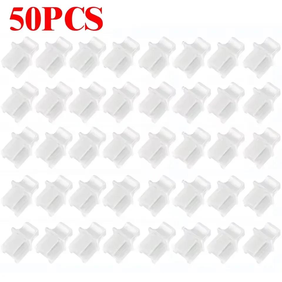 50/10PCS Silicone Stopper for Computer Router Switch Female Port Silicone Dust Plugs RJ45 Ethernet Hub Port RJ45 Protector Plug