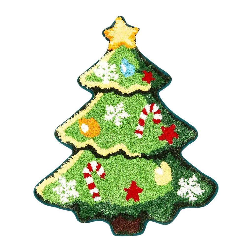 Christmas Rug Easy Clean Professional Soft Decorative Gifts Bathroom Rug