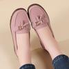 Women Pink Moccasins Leather Shoes Driving Comfort Flats Casual Loafers Walking Shoes for Girl