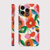 Bunte Blume Kirschblüte Handyhülle für iPhone 17e 17 16e 16 15 14 13 12 11 Air Pro Max XS XR XSMax 6 7 8 Plus Glänzende Folie Hartes PC