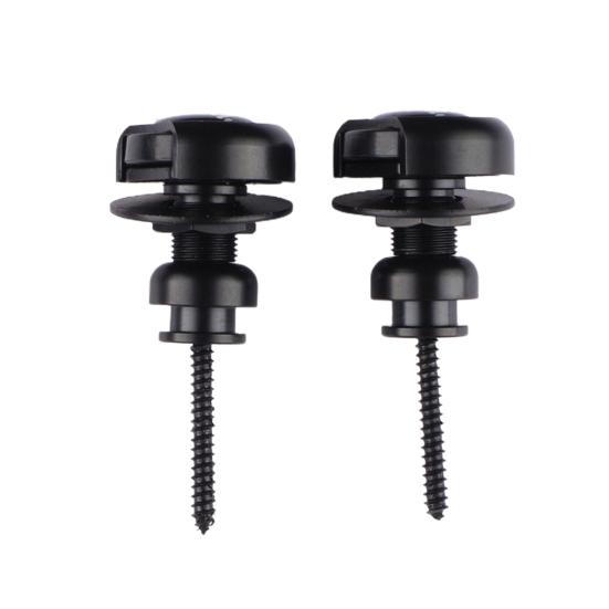 2Pcs/Set Guitar Strap Lock Quick Release Easily Install Compact Metal Guitar Strap Lock