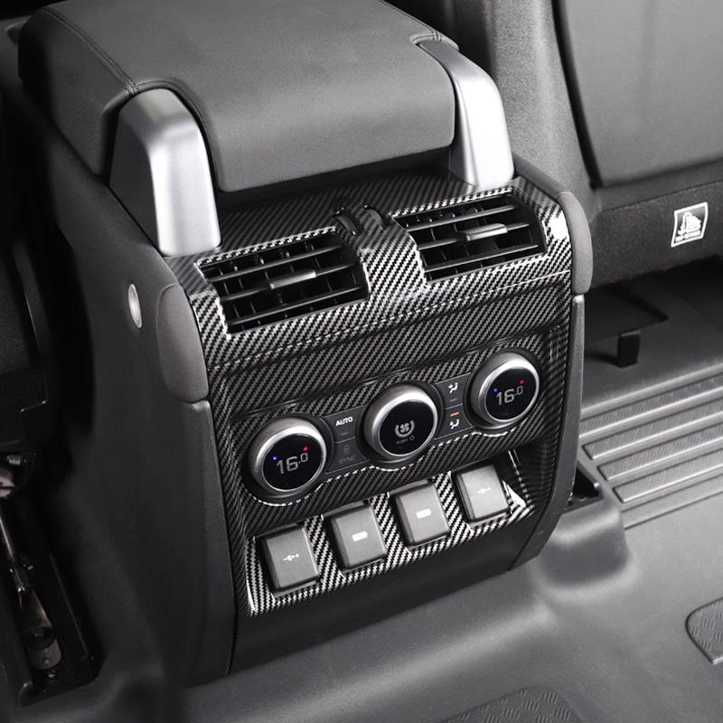 Land Rover Defender Armrest Box Rear Vent Decorative Kick Plate (Models 2020-2025)