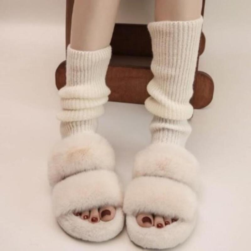 

Women s Teen Casual Warm Ring Leg Warmer Socks black