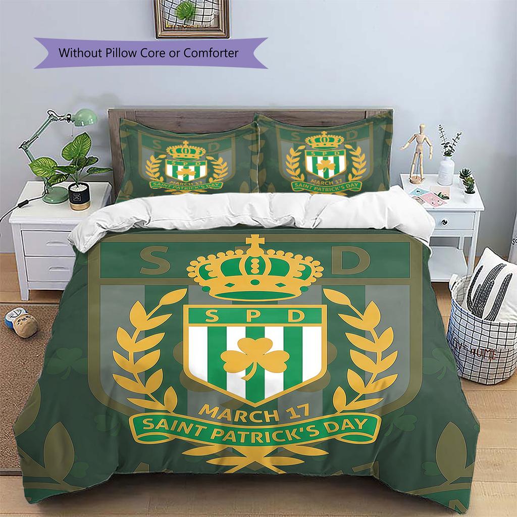KVMechelen Pattern Bedding Quilt Set Quilt Cover Pillowcase Home Decoration Birthday Gift (1 * duvet cover + 2 * pillowcase, without core)