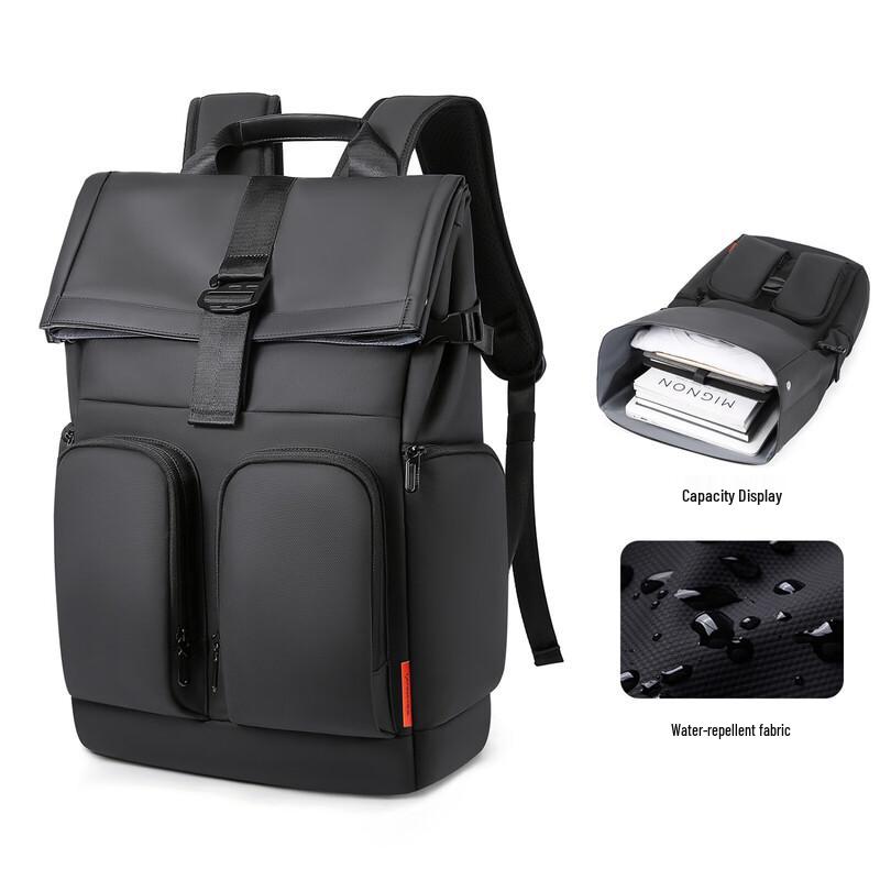 Li Shen Men's Casual Multi-functional Backpack