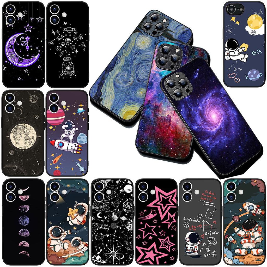 Moon Astronaut Universe Galaxy Stars Phone Case for Motorola Moto G86 G57 E14 E15 G14 G34 G67 G84 G24 A54 G15 Power E22 Cover
