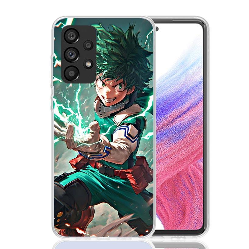 Midoriya Izuku Deku MHA My Hero Phone Case For Samsung Galaxy A52 A42 A32 A22 A12 A02S A72 A51 A41 A31 A21S A50S A71 A40 A30S A1
