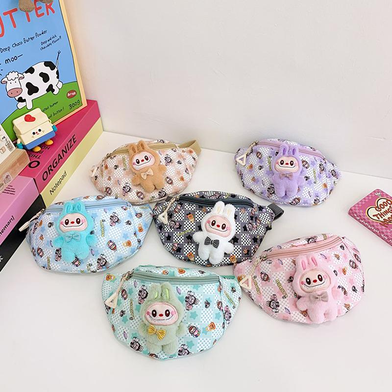 Kawaii Crossbody Bag Kids Chest Bag Cartoon Cute Backpack Casual Outdoor Travel Wallet Waist Bag Gift