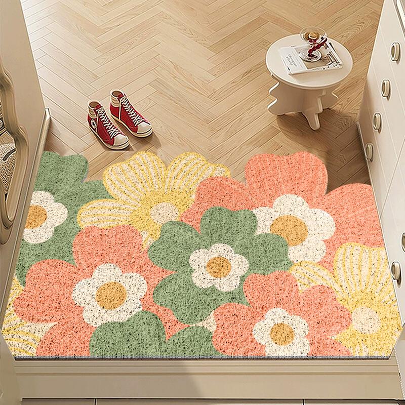 JEPPE Cartoon Silk Coil Trimmable Anti-Slip Entrance Mat