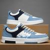 Ancient Finch Style Printed Skateboard Shoes, Student Models, Four-season Breathable Leather Sports Stitching Shoes
