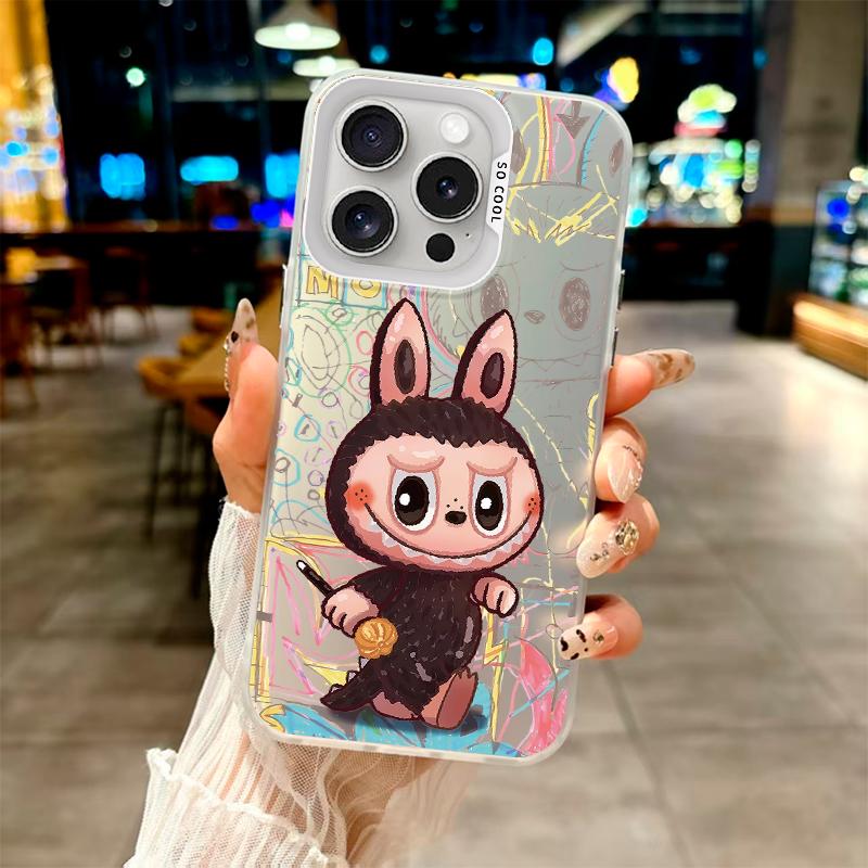 Labubu's Doodle Cuteness" Fashion Case for Vivo Series.vivo Y93,vivo Y17,vivo Y20,vivo Y32,vivo S16,vivo S12,vivo Y01,vivo S10e,vivo Y35+,Y7s,Y38...