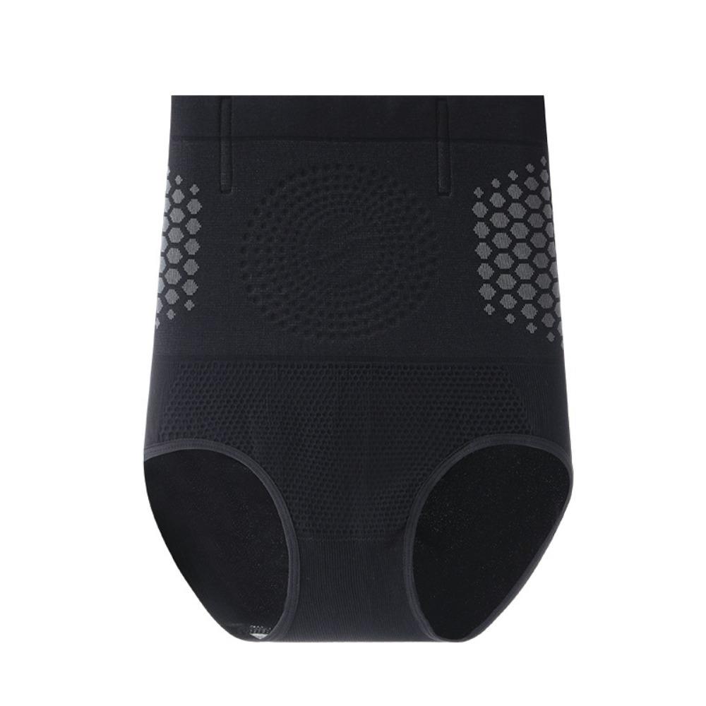 

Трусы с высокой посадкой для коррекции фигуры и подтяжки ягодиц Женское нижнее белье для контроля живота XL чёрный