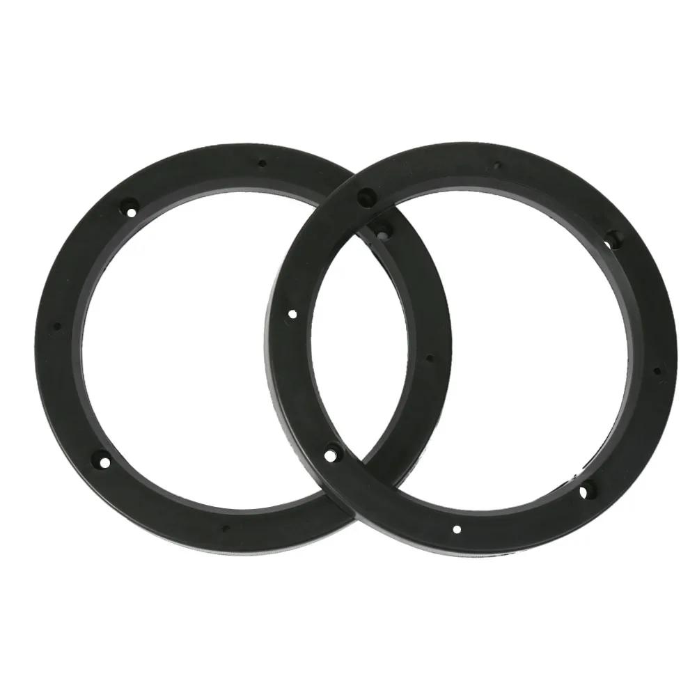 2Pcs Speaker Spacer Pad Adapter 6.5 Inch Plastic Fitting Audio Anti-Slip Autoradio Speaker Pakking Spacers for Auto Accessoires