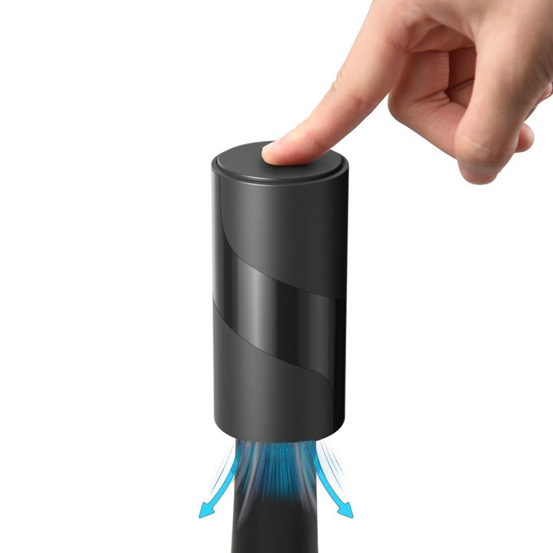 Electric Wine Stopper, Mini Automatic Wine Saver Vacuum Pump for Keepping Wine Fresh, Wine Sealer and Preserver for Wine Bottles