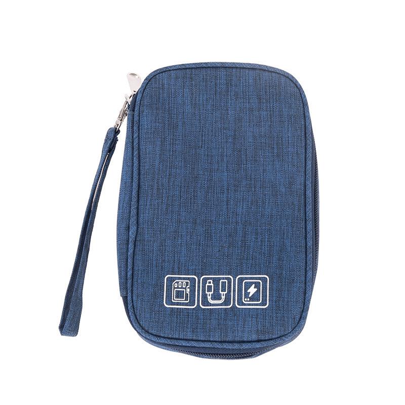 Portable Electronics Organizer: Compact Storage Bag for Cables, Chargers, and Power Banks - Ideal for Travel and Business Trips