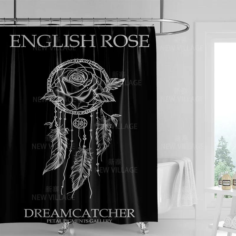 Abstrakcyjna Zasłona Prysznicowa z Graffiti Można Prać w Pralce Odporna na Wycieranie Nordycka Dekoracyjna Zasłona Prysznicowa do Rodzinnej Łazienki 180x200