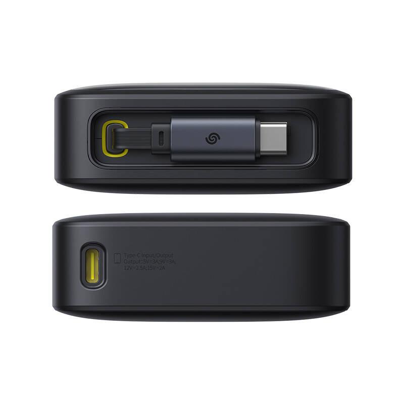 Powerbank Baseus Os Free2Pull 10000Mah 30W +Kabel (Czarny)