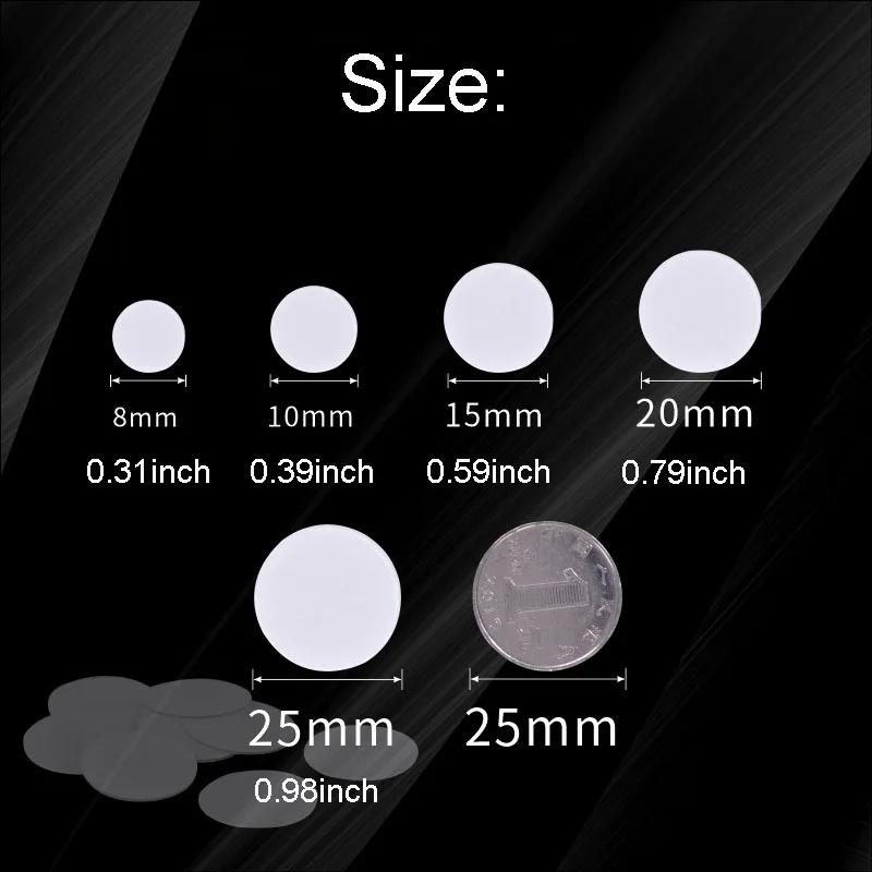 2 blätter Transparent Doppelseitiges Klebeband 10mm 20mm Runde Klebeband Stark Fixieren Nahtlose Kleber Haushalts Paste Dekoration