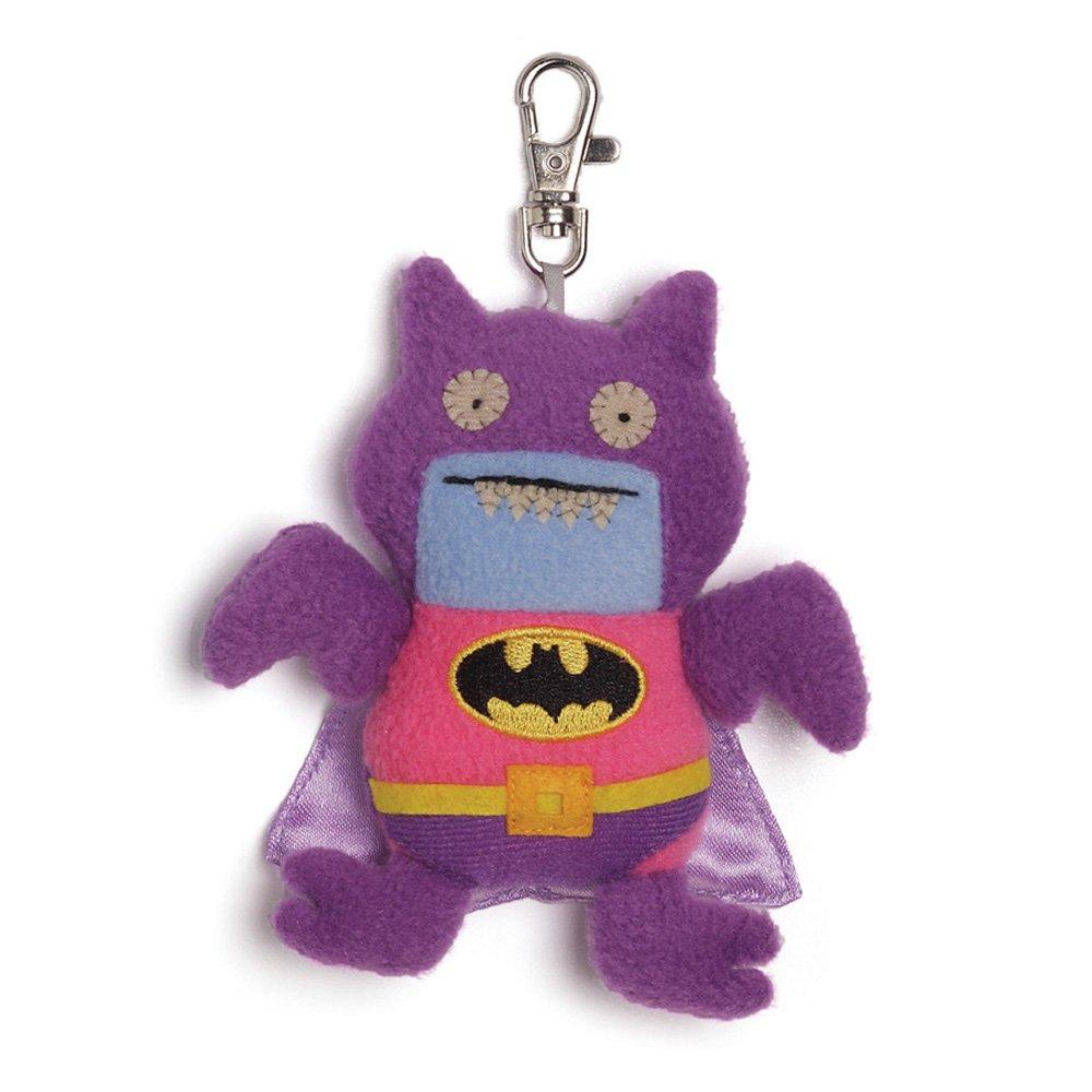 GUND UGLYDOLL Batman Keychain Pink Purple 4042987