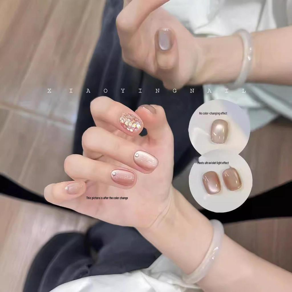 Xiaoying Magnetic Cat Eye Gel: 5g Superfine Nail Polish Light Therapy - Versatile Colors.