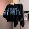 Teen Boy Handsome Hoodie and Sweatpants Set - Junior High Long Sleeve Autumn/Winter Outfit for Big & Tall Boys Age 15