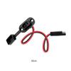 12AWG SAE Power Socket SAE Flush-Mountable Connector SAE Power Cord Socket Solar Panel Mount