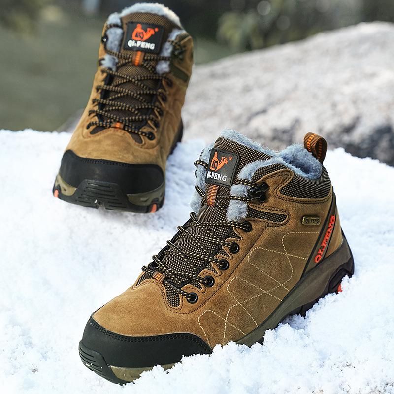 Hiking Shoes Women's High-top Hiking Shoes Men's High-top Men's Outdoor Travel Hiking Shoes Autumn and Winter