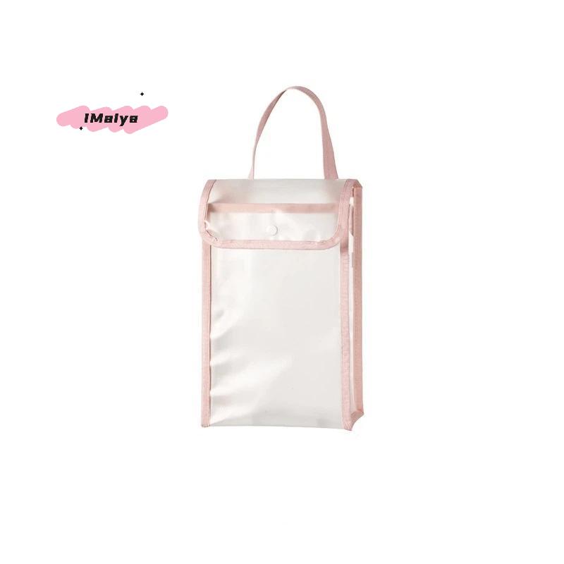 M-Waterproof And Breathable Tissue Box Wall-mounted Tissue Bag Portable Tissue Storage Box For Home