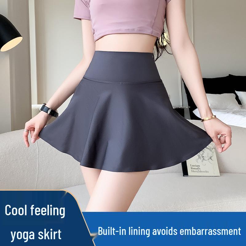 Women's Summer Slimming Skort - Tummy Control, Butt Lift, Anti-Exposure Sports Skirt for Badminton & Yoga
