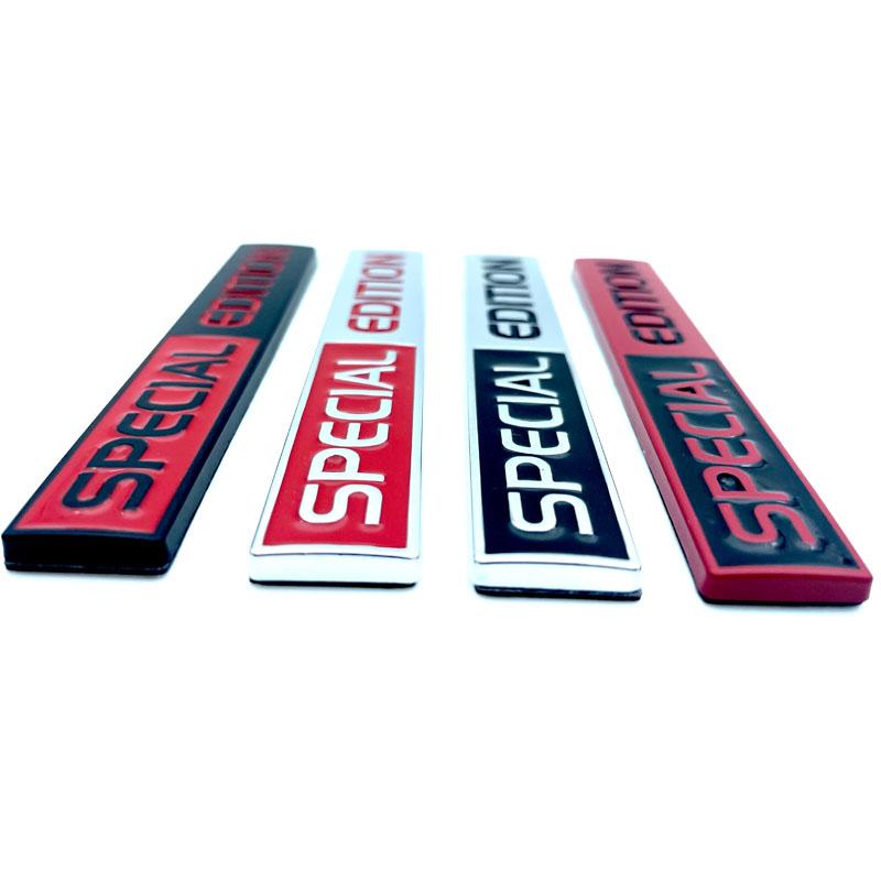 1PC 3D Aluminium Special Edition Car Interior Exterior Decoration Decal ,For Car or Motorcycle,Adhesive with Backing