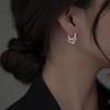 2022 New Style 925 Sterling Silver Needle Tassel Ear Cuff: Women's Niche Summer Stud & Hoop Earrings