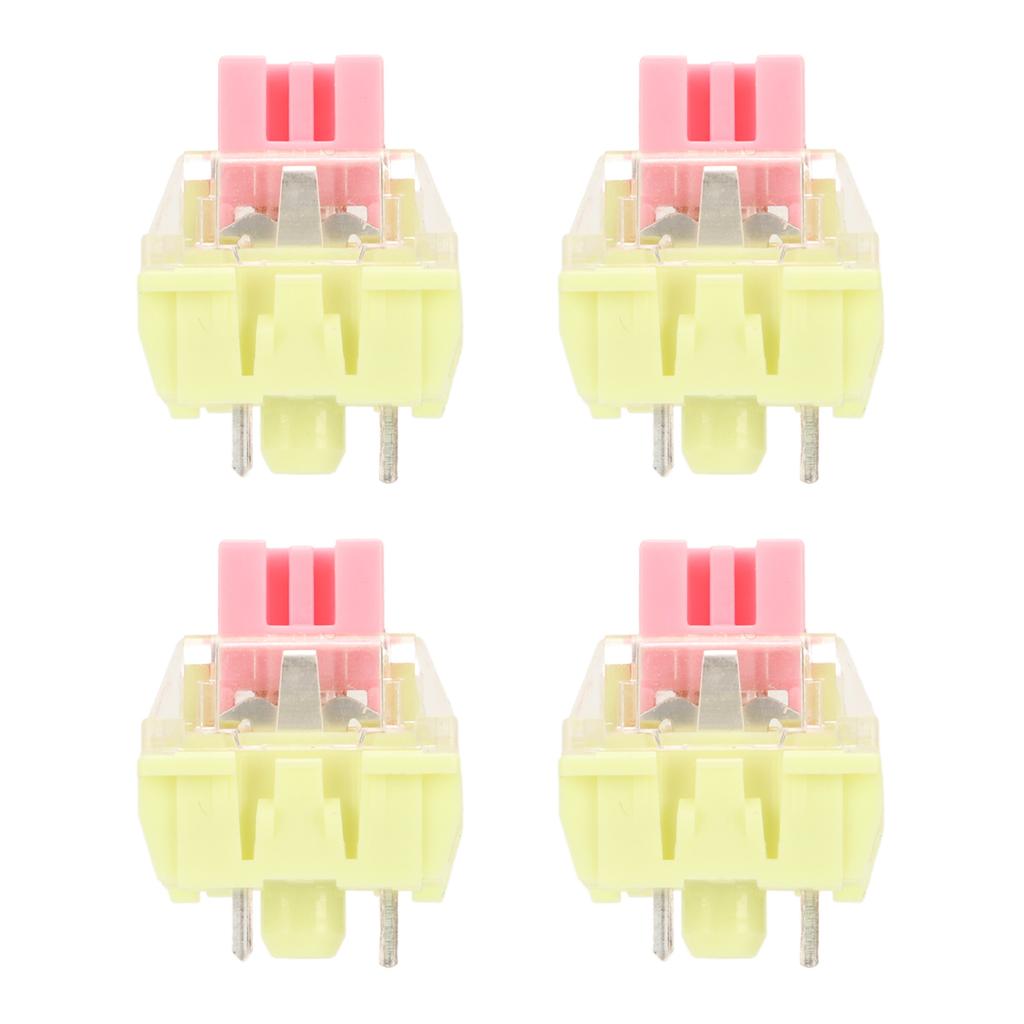 45pcs Linear Mechanical Keyboard Switches Backlight Waterproof Hot Swappable DIY Keyboard Switch