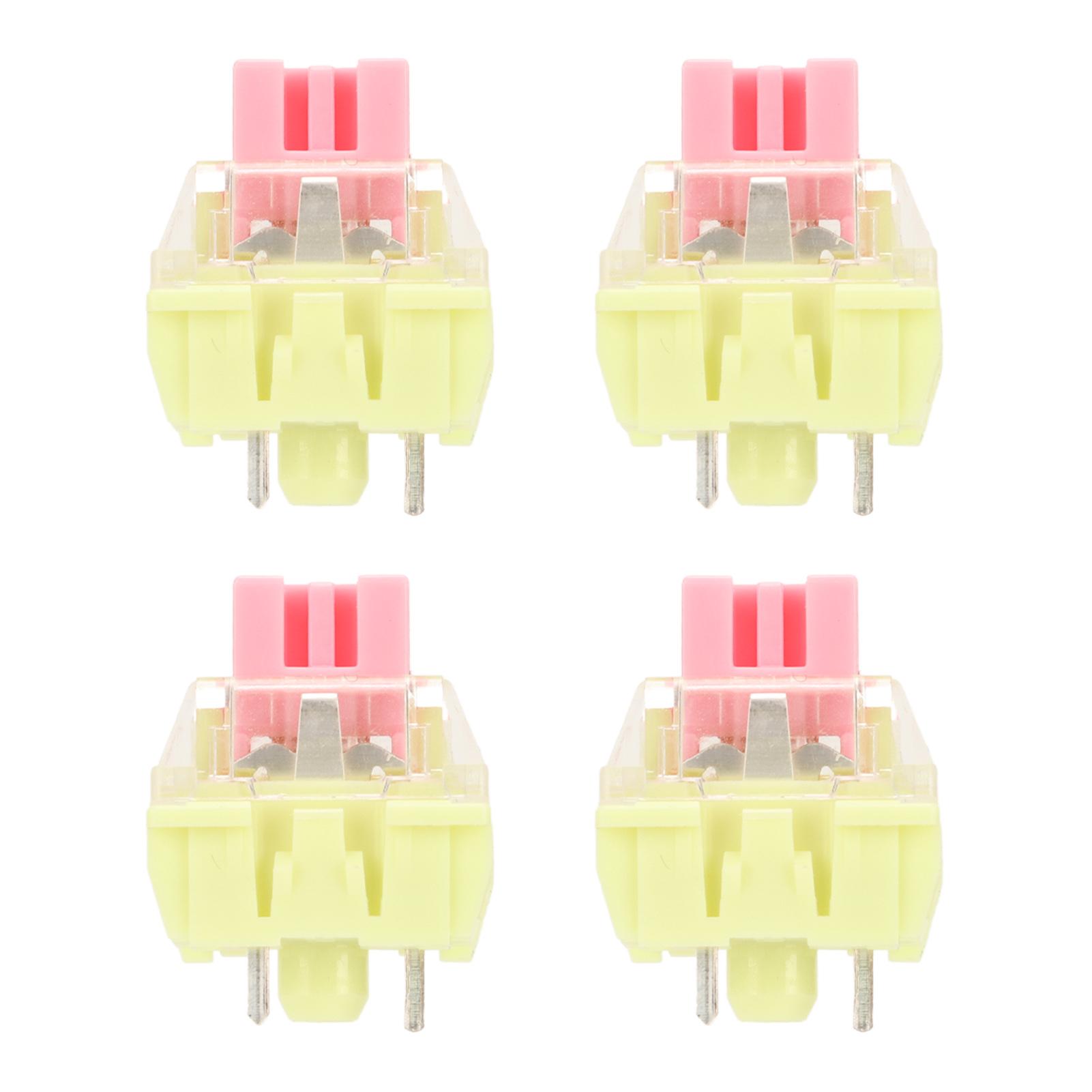 

45 шт. линейных механических переключателей клавиатуры с подсветкой, водонепроницаемые, с возможностью горячей замены, самодельные переключатели клавиатуры TTC Gold Powder V2